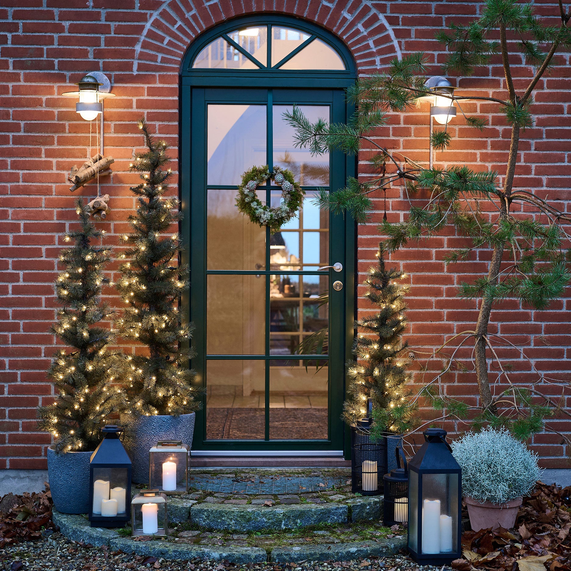 Merry Tannenbaum mit LED-Licht